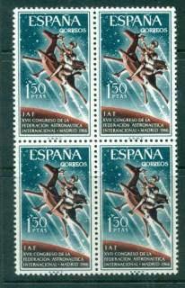 Spain-1966-Astronautics-Federation-Block-4-MH-MUH-Lot26336