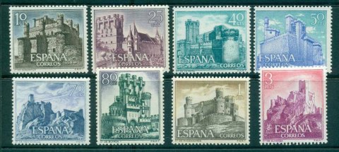 Spain-1966-Castles-8-MUH-lot32373