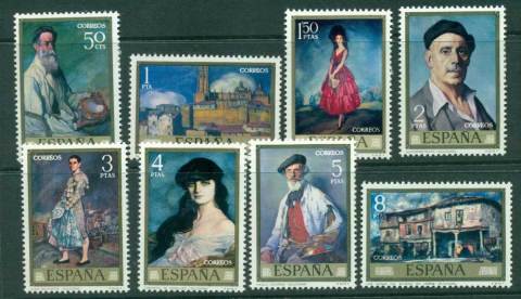 Spain-1971-Paintings-by-Ignacio-Zuluaga-8-MH-Lot26356