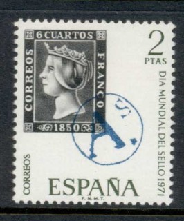 Spain-1971-Stamp-day-MUH-2