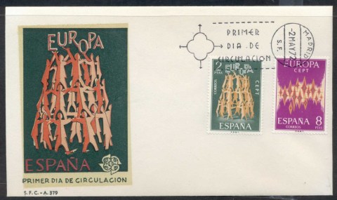 Spain-1972-Europa-Sparkles-FDC