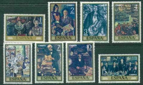 Spain-1972-Paintings-by-Solana-8-MH-Lot26366