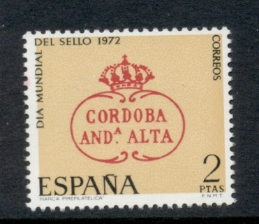 Spain-1972-Stamp-Day-MUH