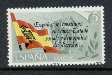 Spain-1978-Proclamation-of-the-New-Constitution-MUH