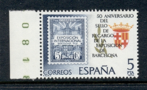 Spain-1979-Barcelona-Philatelic-Congress-MUH