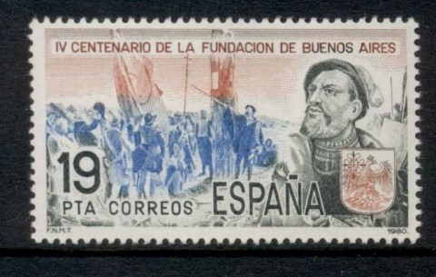 Spain-1980-Buenos-Aires-400th-Anniversary-MUH