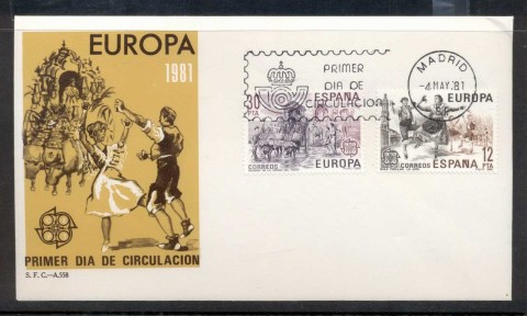 Spain-1981-Europa-Folklore-FDC