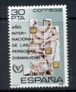 Spain-1981-International-year-of-the-Disabled-MUH