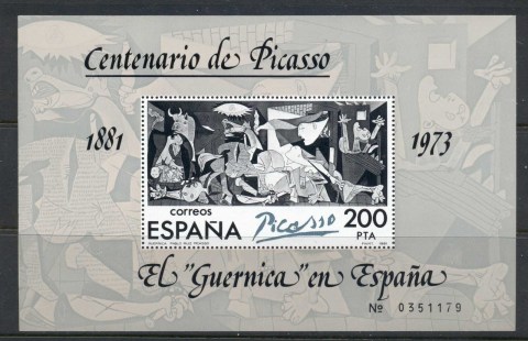 Spain-1981-Picasso-Guernica-MS