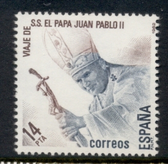 Spain-1982-Visit-of-Pope-John-paul-II-MUH-2