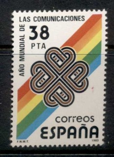 Spain-1983-World-Communications-year-MUH