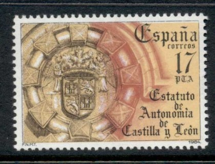 Spain-1984-Castilla-Leon-Statute-of-Autonomy-MUH