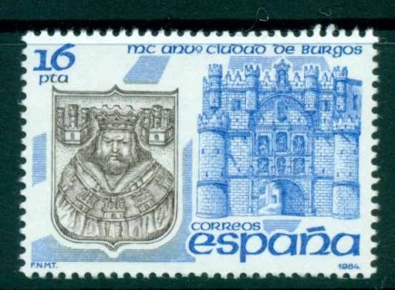 Spain-1984-City-of-Burgos-MUH-lot32295