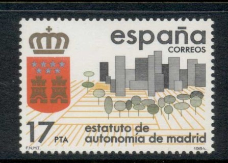 Spain-1984-Madrid-Autonymous-Statute-MUH