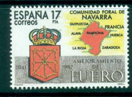 Spain-1984-Navarra-Statute-of-Autonomy-MUH-lot32297