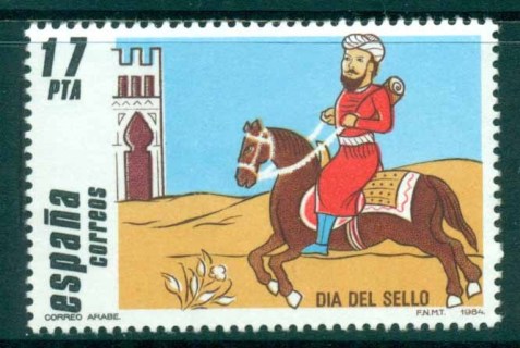 Spain-1984-Stamp-Day-MUH-lot32288