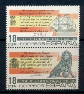 Spain-1985-National-Flag-Bicent-MUH