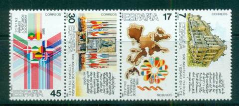 Spain-1986-Admission-to-EEC-booklet-pane-MUH-lot58780