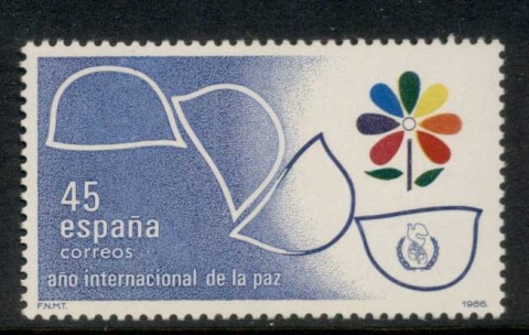 Spain-1986-International-Peace-Year-MUH