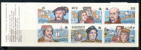 Spain-1987-Discovery-of-America-booklet-MUH