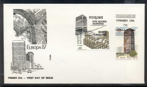 Spain-1987-Europa-Architecture-FDC