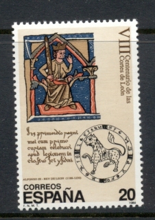 Spain-1988-Leon-Court-800th-Anniversary-MUH