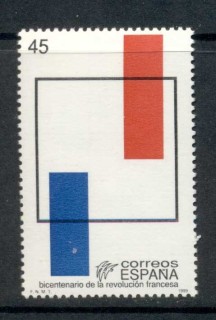 Spain-1989-Frence-Bicentennial-MUH