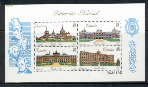 Spain-1989-Royal-Palaces-MS-MUH