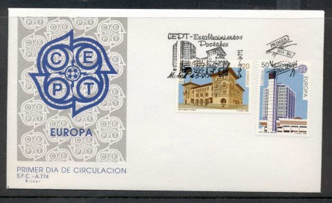 Spain-1990-Europa-Post-Offices-FDC