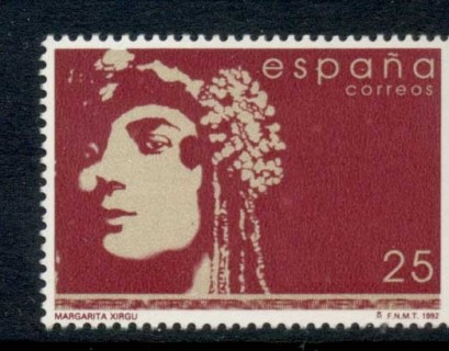 Spain-1992-Margarita-Xirgu-MUH