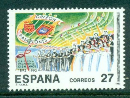 Spain-1992-Pamplona-Choir-MUH-lot32335