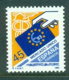 Spain-1992-Unified-Europe-MUH-lot32336