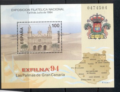 Spain-1994-Exfilna-Stamp-Ex-MS-MUH