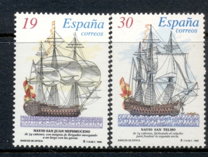 Spain-1995-Sailing-Ships-MUH