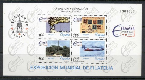 Spain-1996-Espamer-96-Stamp-Ex-MS-MUH