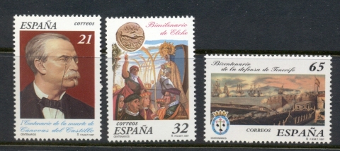 Spain-1997-Anniversaries-MUH