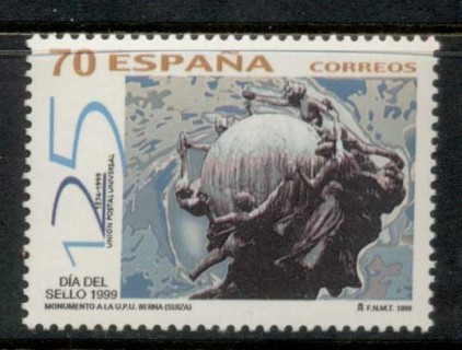 Spain-1999-UPU-125th-Anniversary-MUH