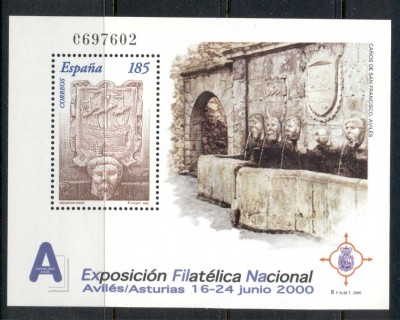 Spain-2000-Exfilna-Stamp-Ex-MS-MUH