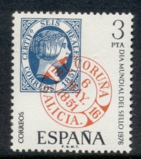 Spain-1976-Stamp-day-MUH-2