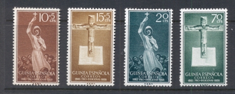 Spanish-Guinea-1958-Catholic-Missions-MUH