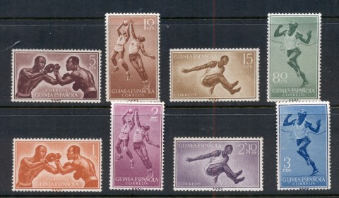 Spanish-Guinea-1958-Sports-MUH