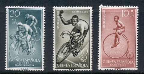 Spanish-Guinea-1959-Bicycle-Race-MUH