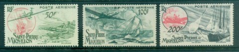 St-Pierre-et-Miquelon-1947-Air-Mail-MLH