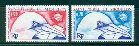 St-Pierre-et-Miquelon-1974-UPU-Centenary-MUH-lot56520