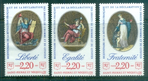 St-Pierre-et-Miquelon-1989-French-Revolution-Bicentenary-MUH