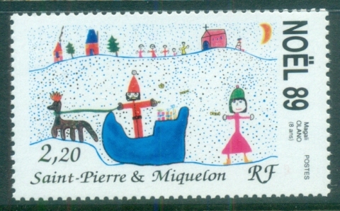 St-Pierre-et-Miquelon-1989-Xmas