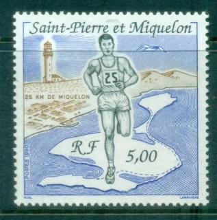 St-Pierre-et-Miquelon-1990-25-Kilometer-Race-MUH