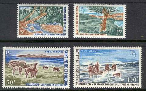 St-Pierre-et-Miquelon-1967-Island-Views-MUH-Lot10470