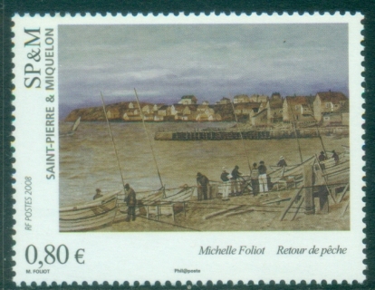 St-Pierre-et-Miquelon-2008-Art-Painting-by-Michelle-Foliot-MUH