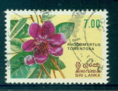 Sri-Lanka-1982-Flowers-7r-FU-lot82450